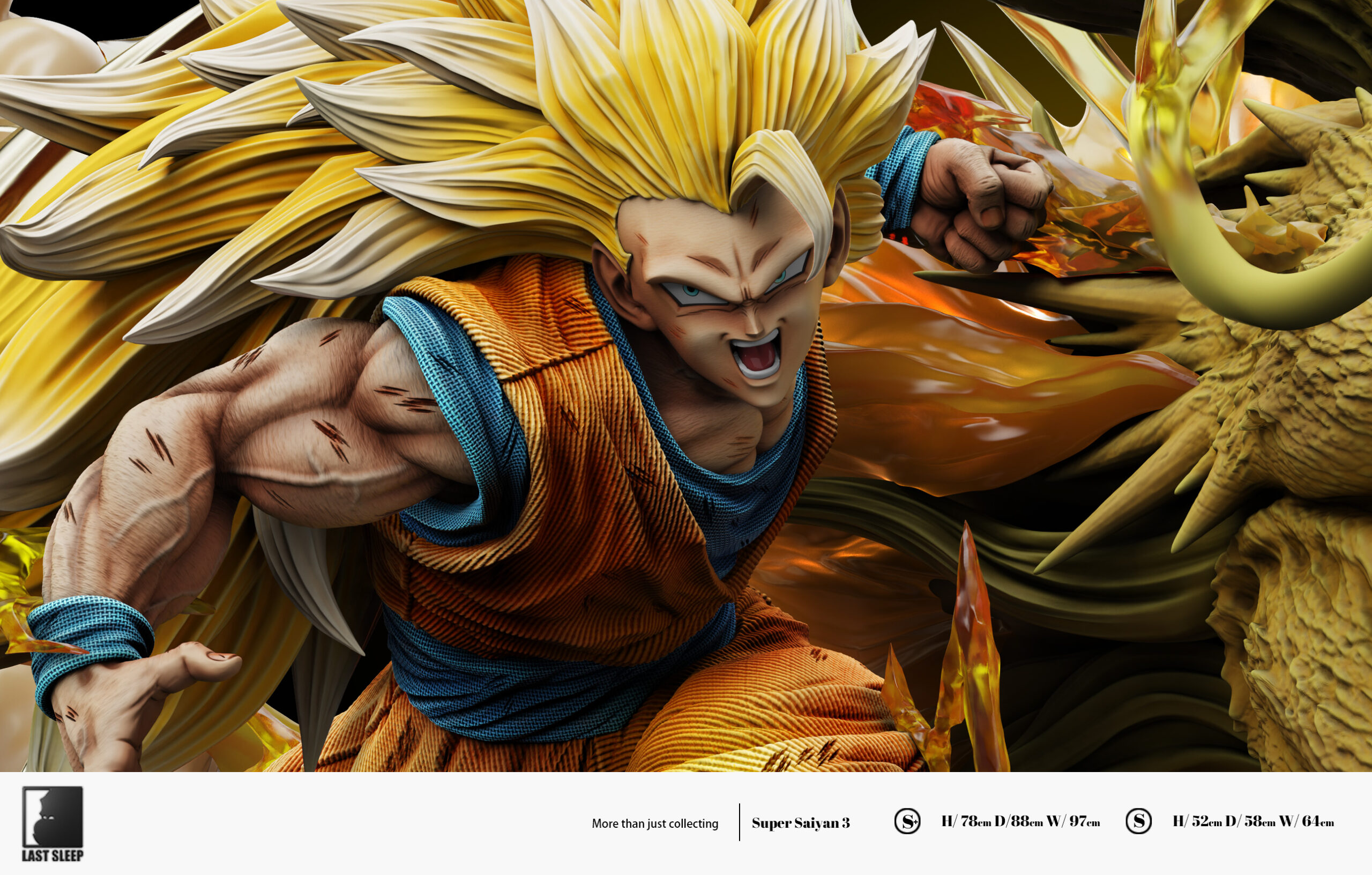 LAST SLEEP Studio - Dragon Ball Super Saiyan 3 Dragon Fist