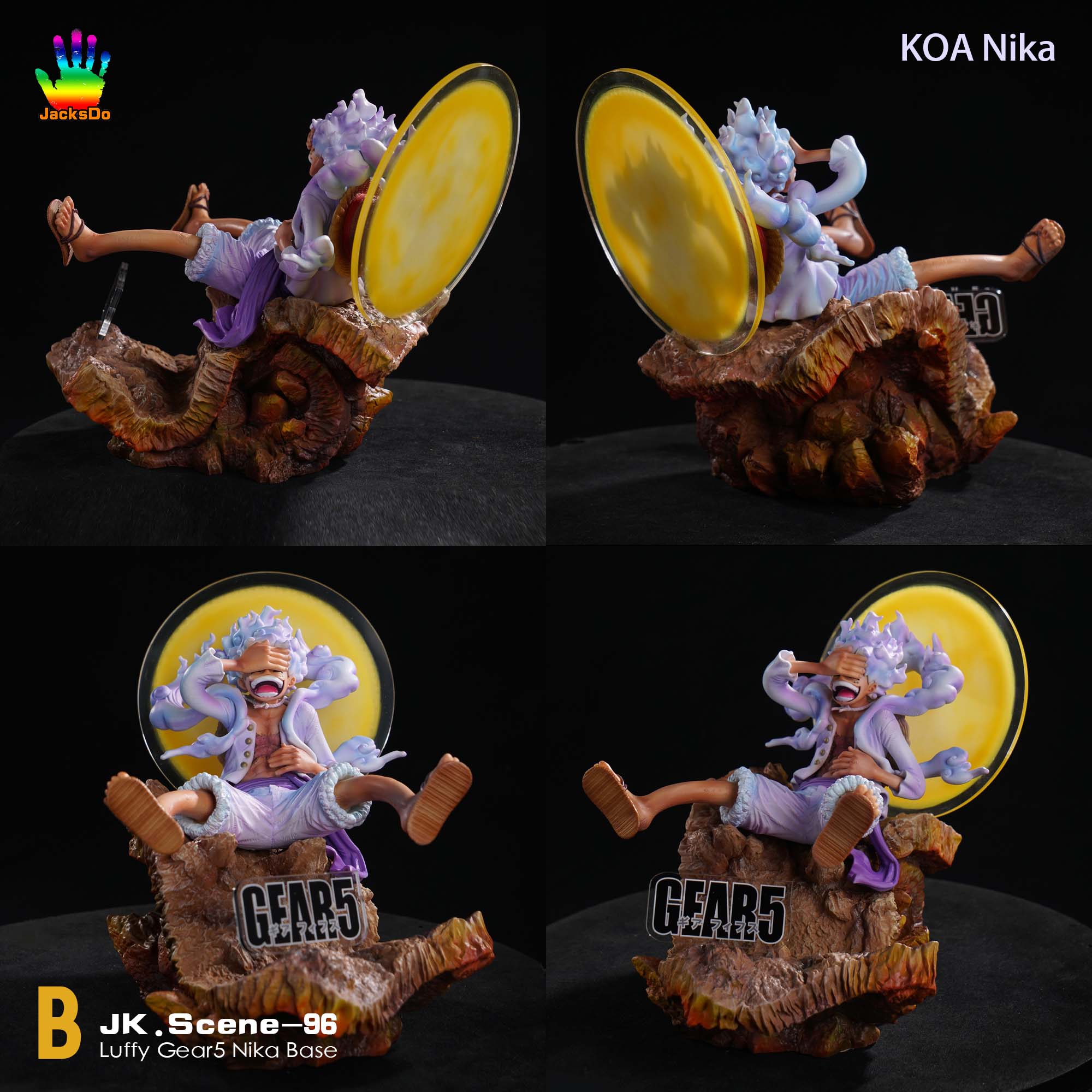 JacksDo Studio - One Piece Nika Monkey D. Luffy & Flowing
