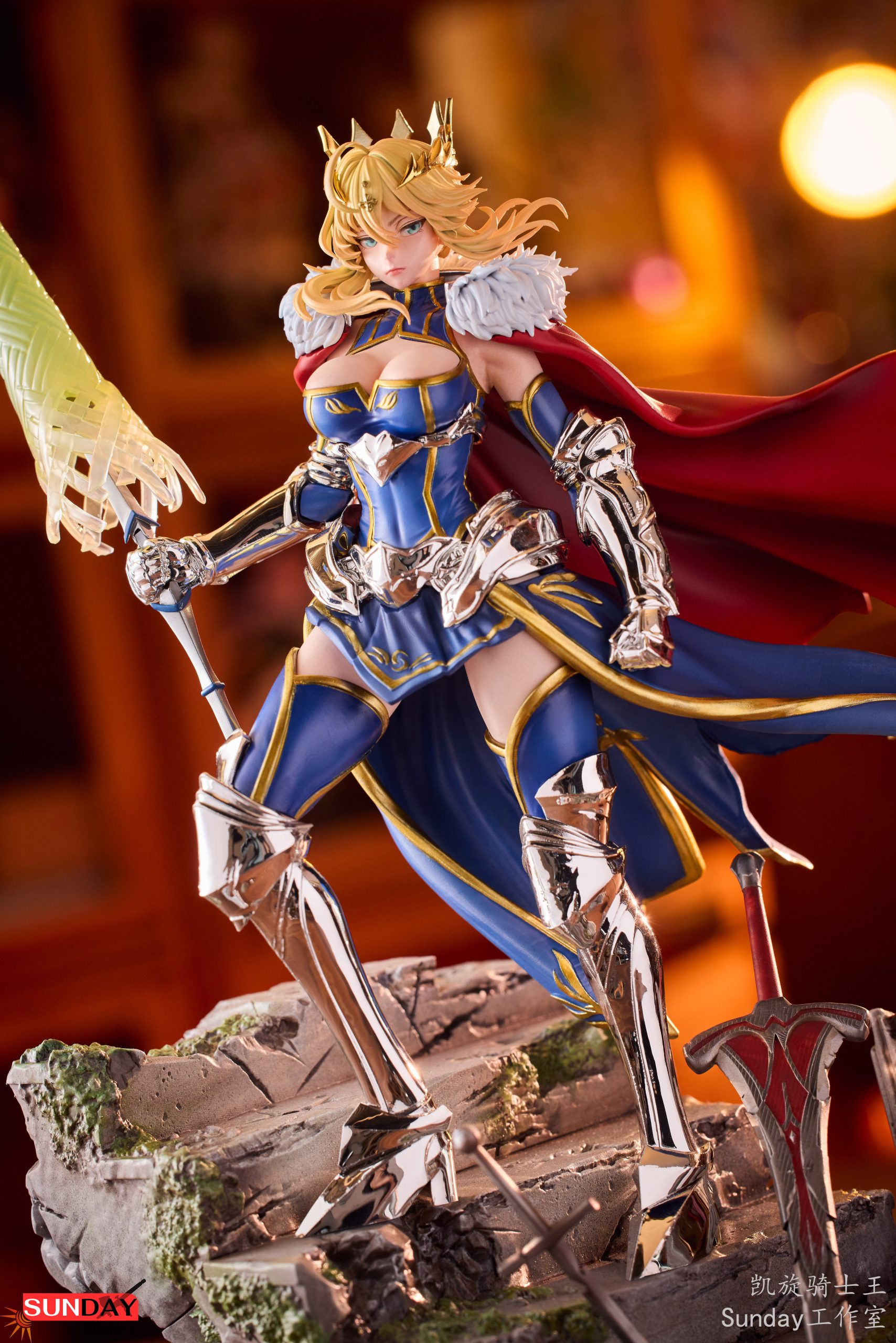【日本製】 Studio Sunday - Lancer Pendragon Artoria Order Fate/Grand ゲームキャラクター