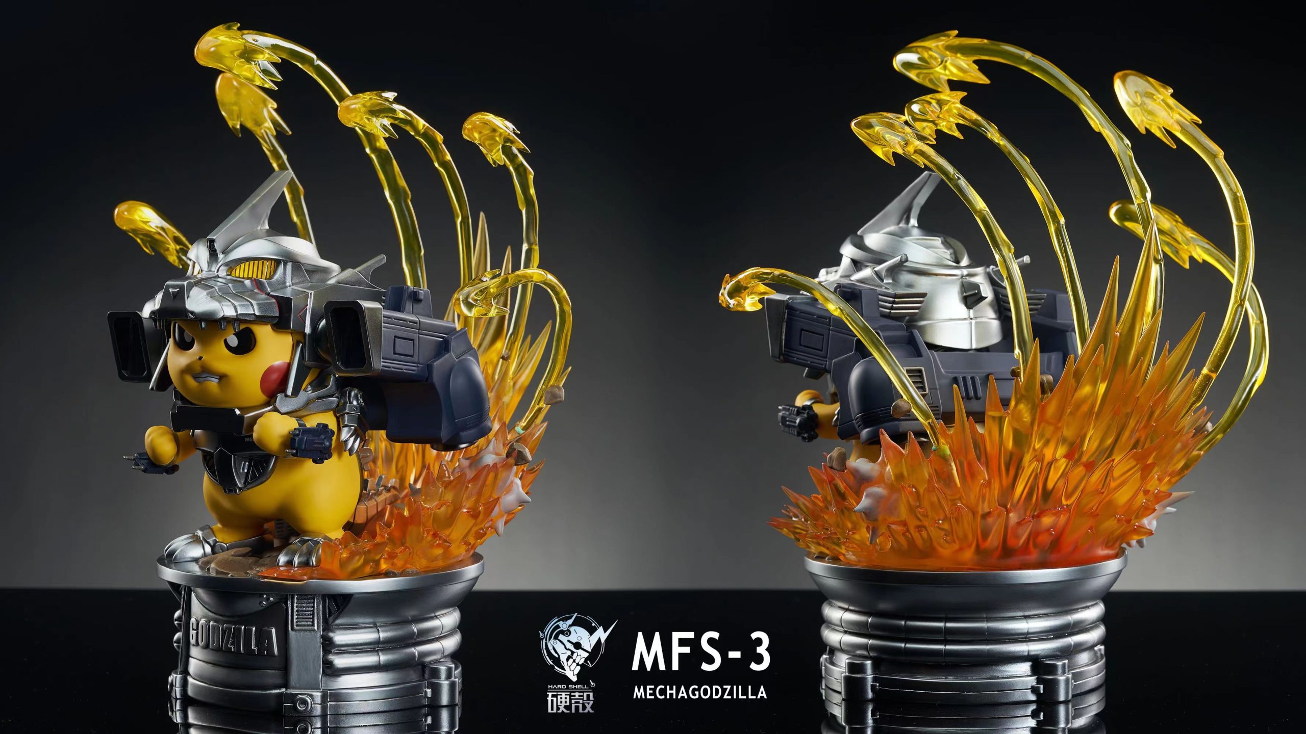 Hard Shell Studio - Pokemon Mecha Godzilla Pikachu - orzGK Hard Shell Studio - Pokemon Mecha Godzilla Pikachu - orzGK