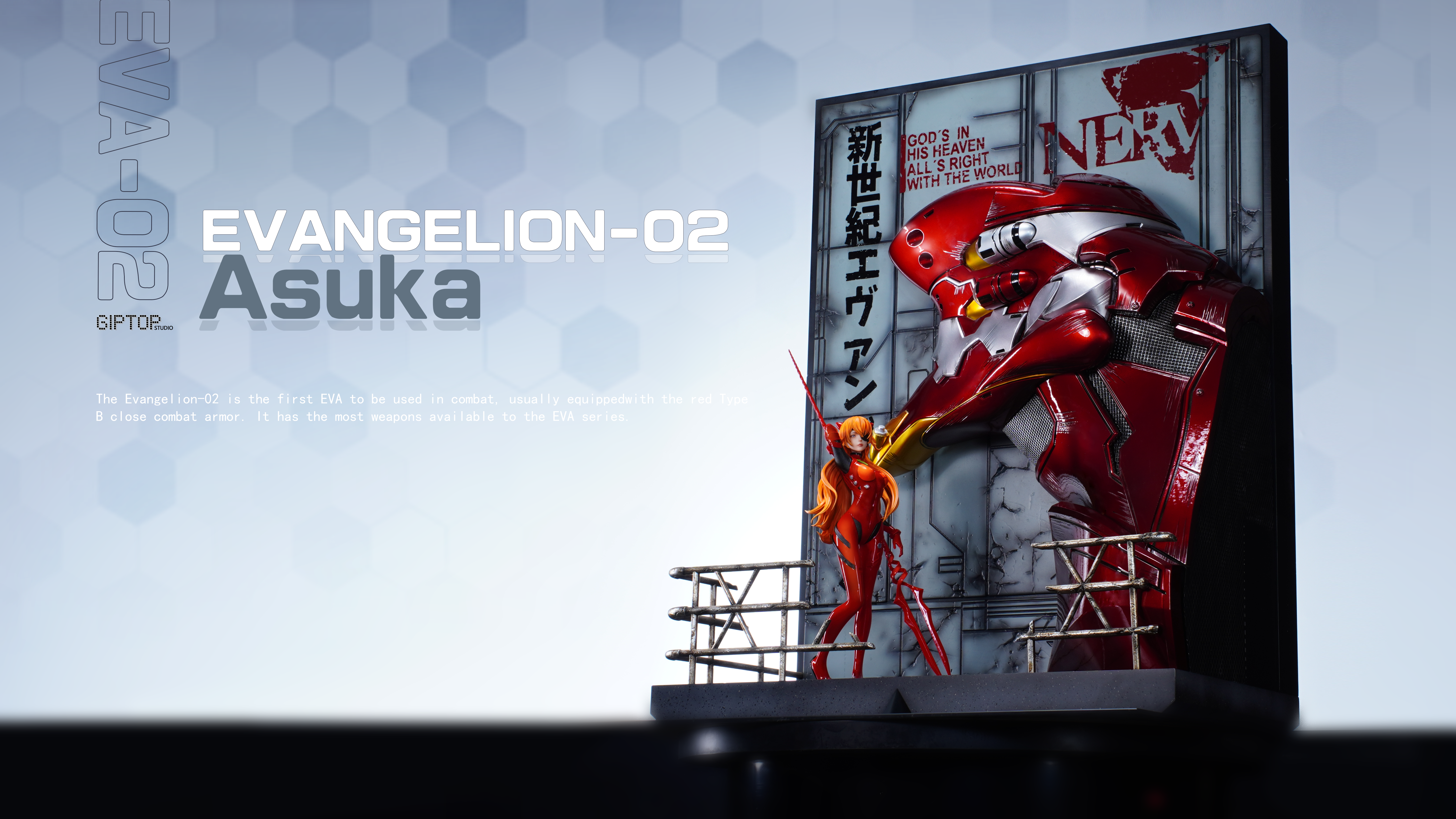 Giptop Studio - Neon Genesis Evangelion Asuka & EVANGELION