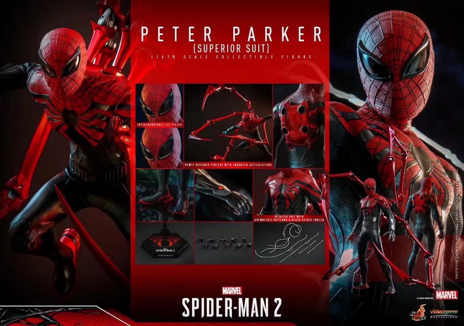 Hottoys Studio - Marvel Spider-Man 2 Peter Parker (Ultimate Suit) - orzGK