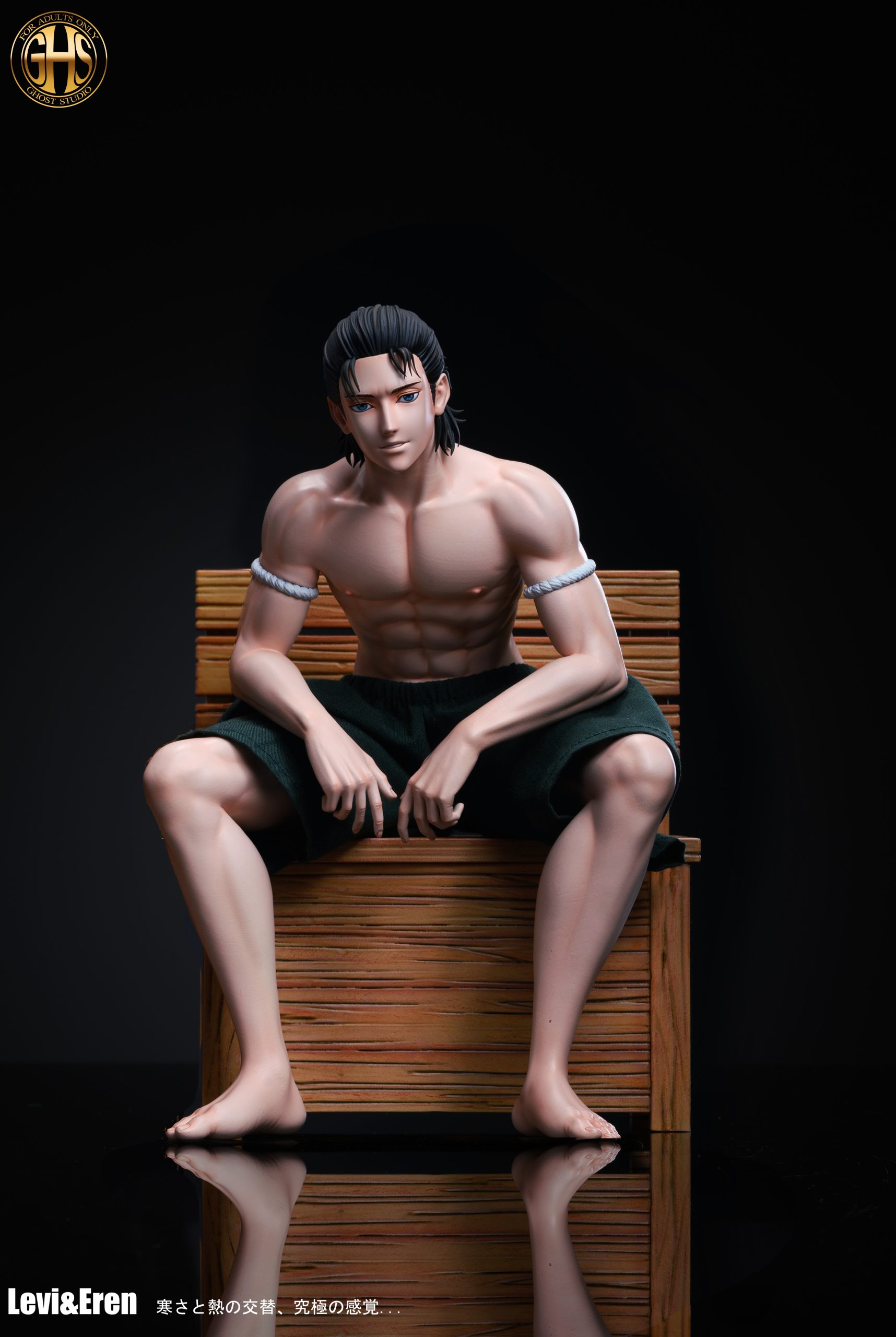 Ghost Studio Attack on Titan Sauna Eren Yeager Levi Ackerman