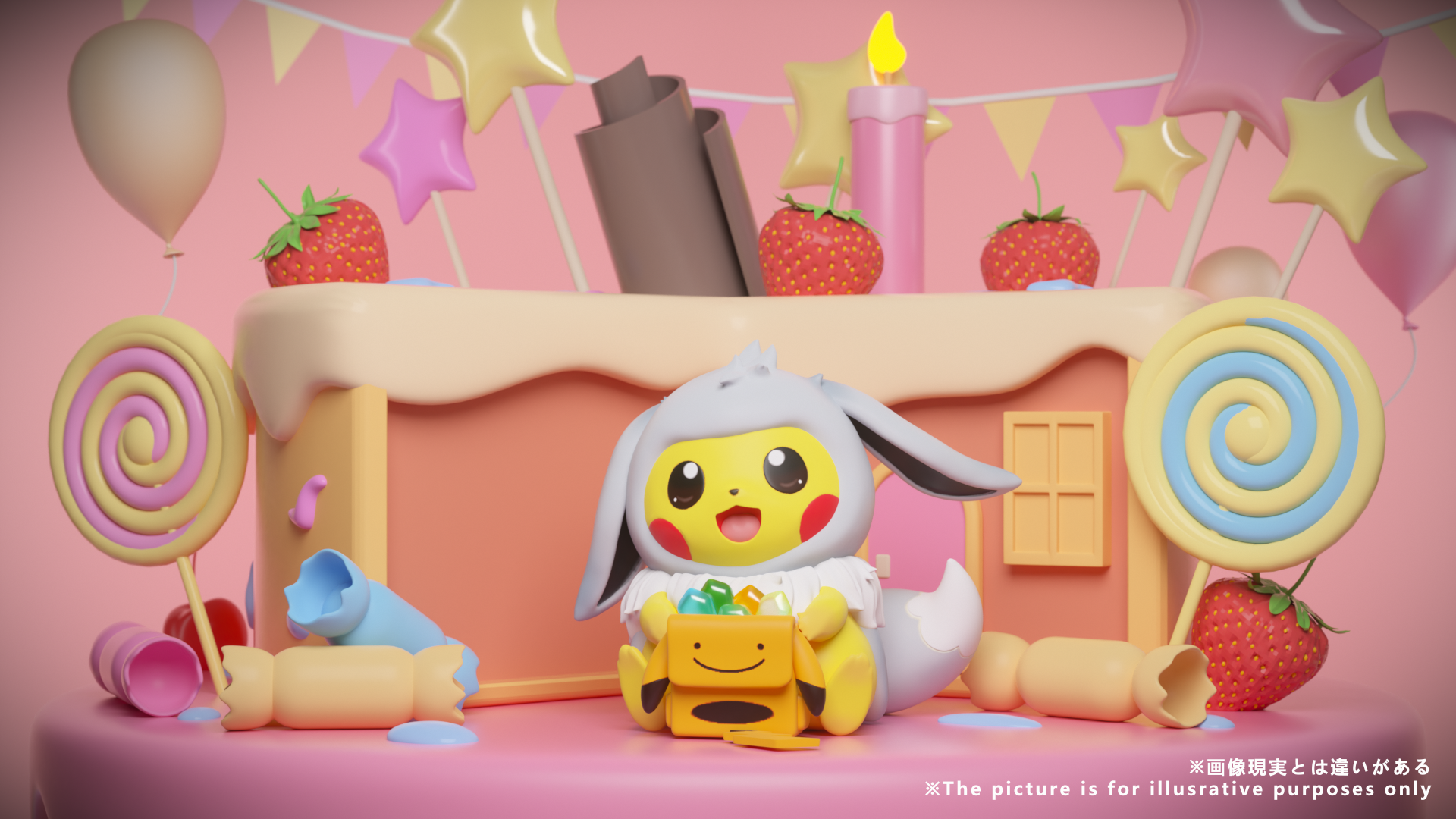 PIKACHU & EEVEE FRIENDS PTCG Playmat deck case 2025 Korea
