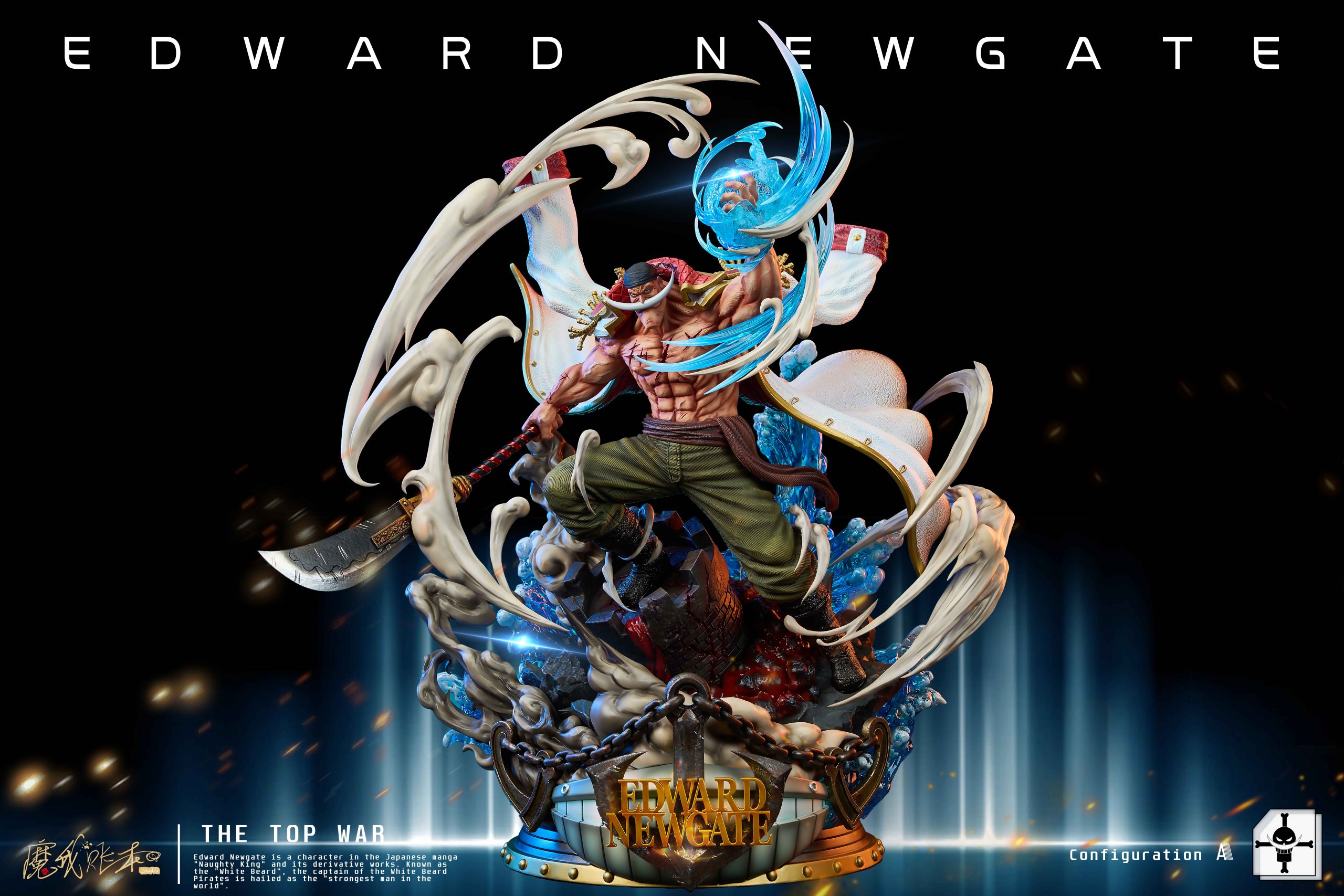 MagicBook Studio - One Piece Edward Newgate Whitebeard - orzGK