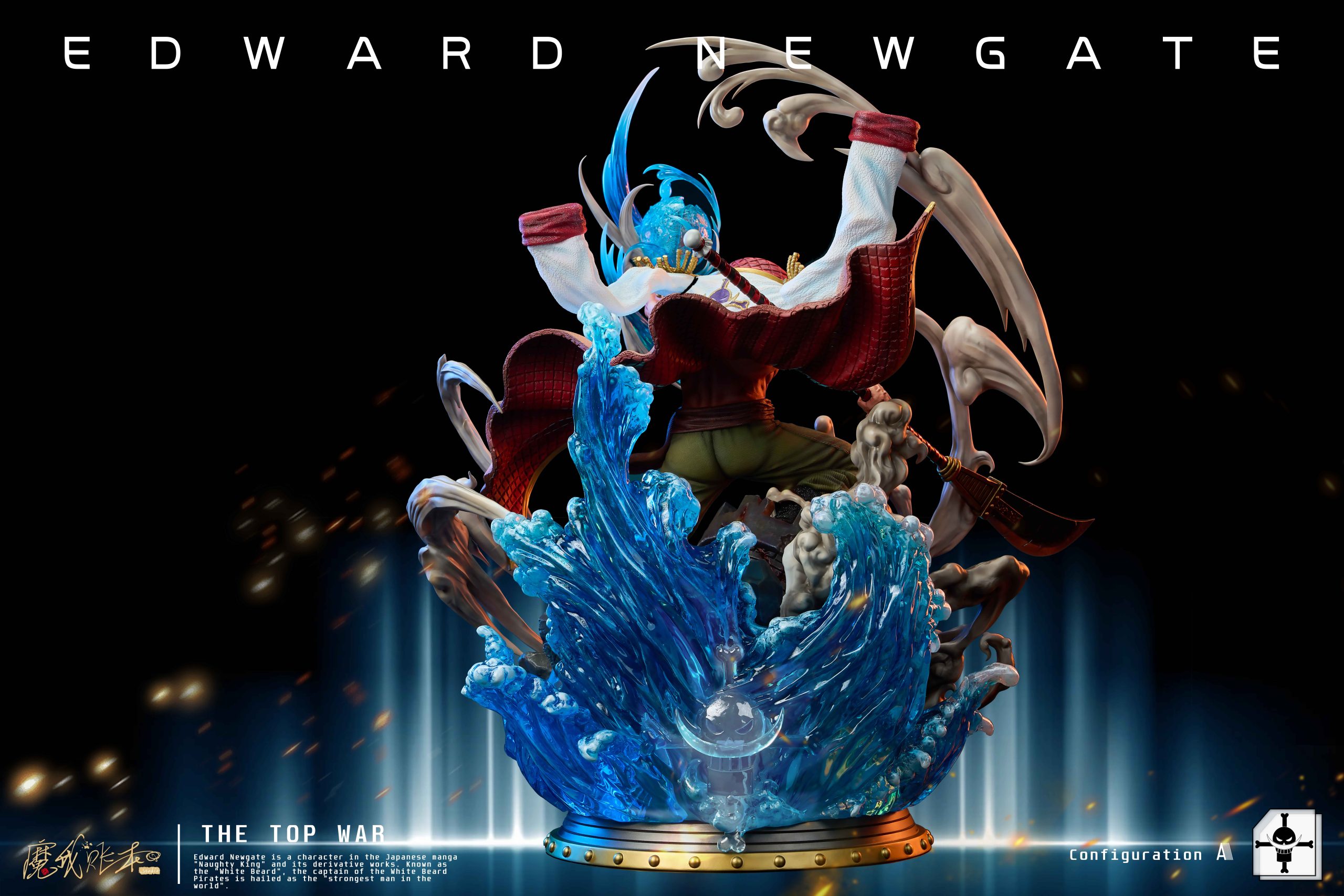 MagicBook Studio - One Piece Edward Newgate Whitebeard - orzGK