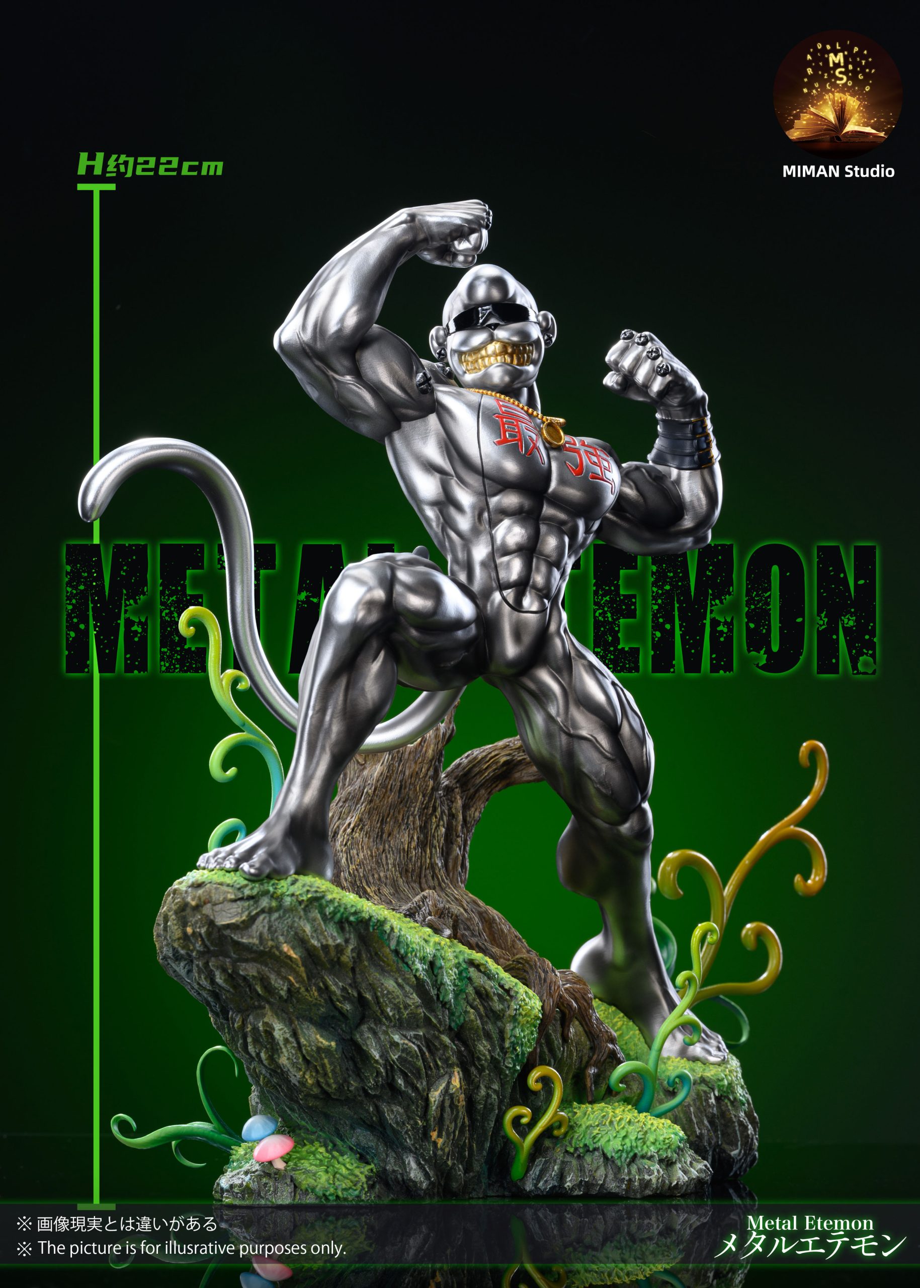 MIMAN Studio - Digimon Illustrated Scale 3rd Metal Etemon MIMAN Studio - Digimon Illustrated Scale 3rd Metal Etemon