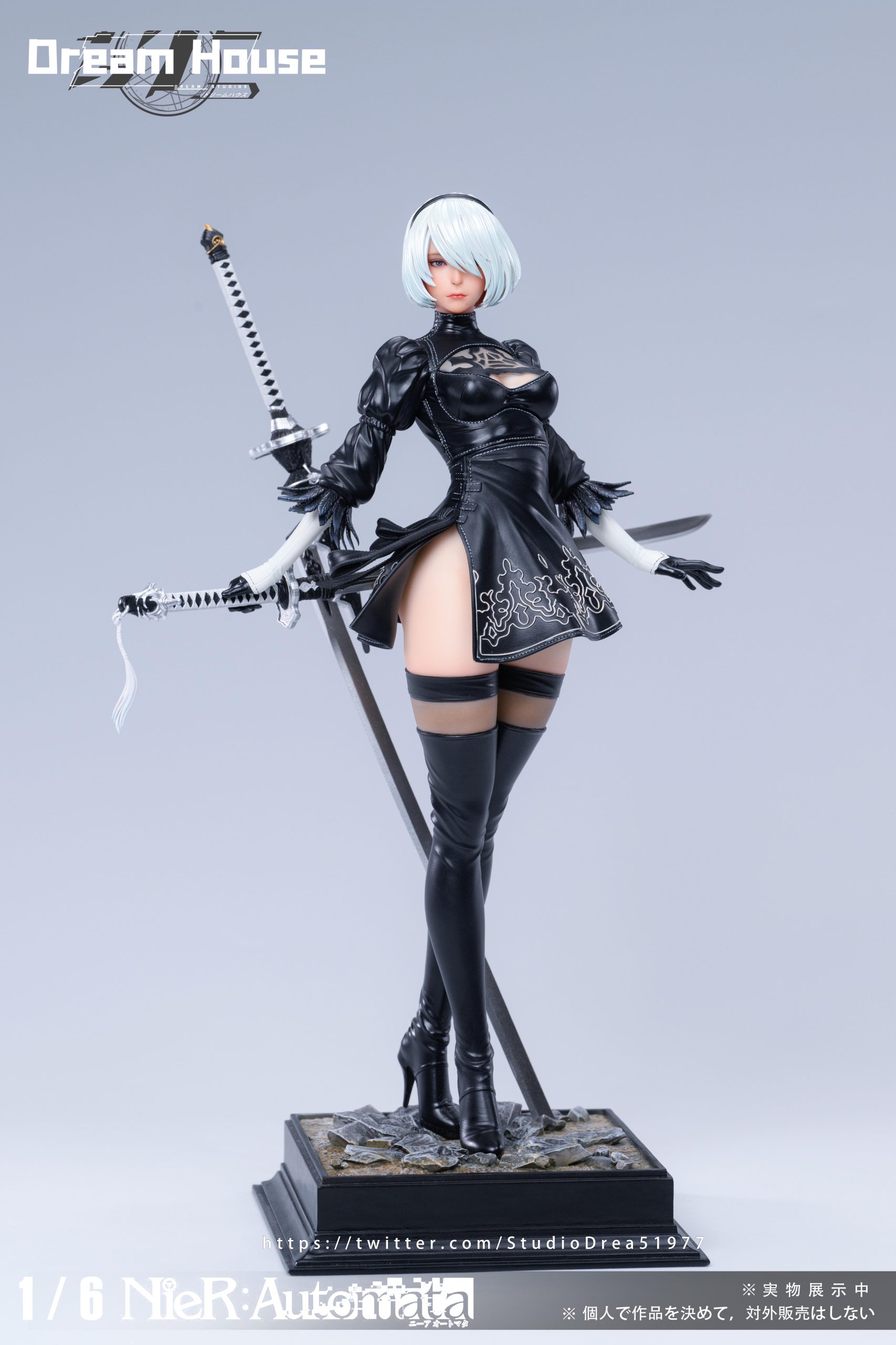 Dream House Studio - NieR Automata 2B 1/6 scale painted finished product -  orzGK