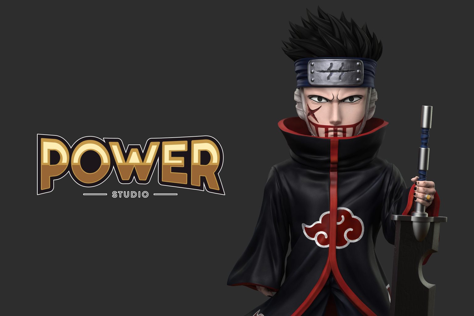 Power Studio - Naruto Wcf Akatsuki Completion Jūzō Biwa - orzGK