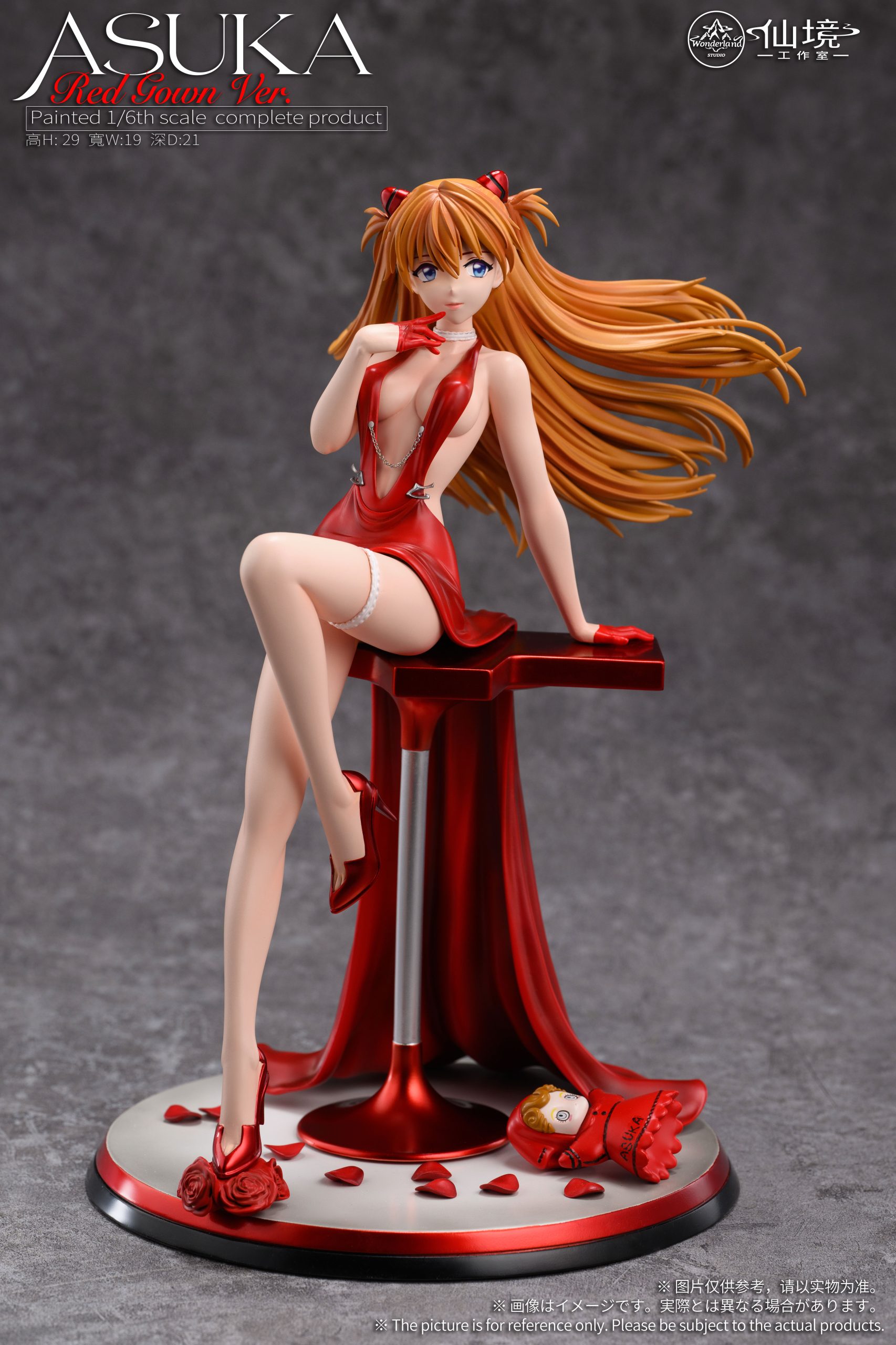 Wonderland Studio - Neon Genesis Evangelion Dress Girl ASUKA Wonderland Studio - Neon Genesis Evangelion Dress Girl ASUKA