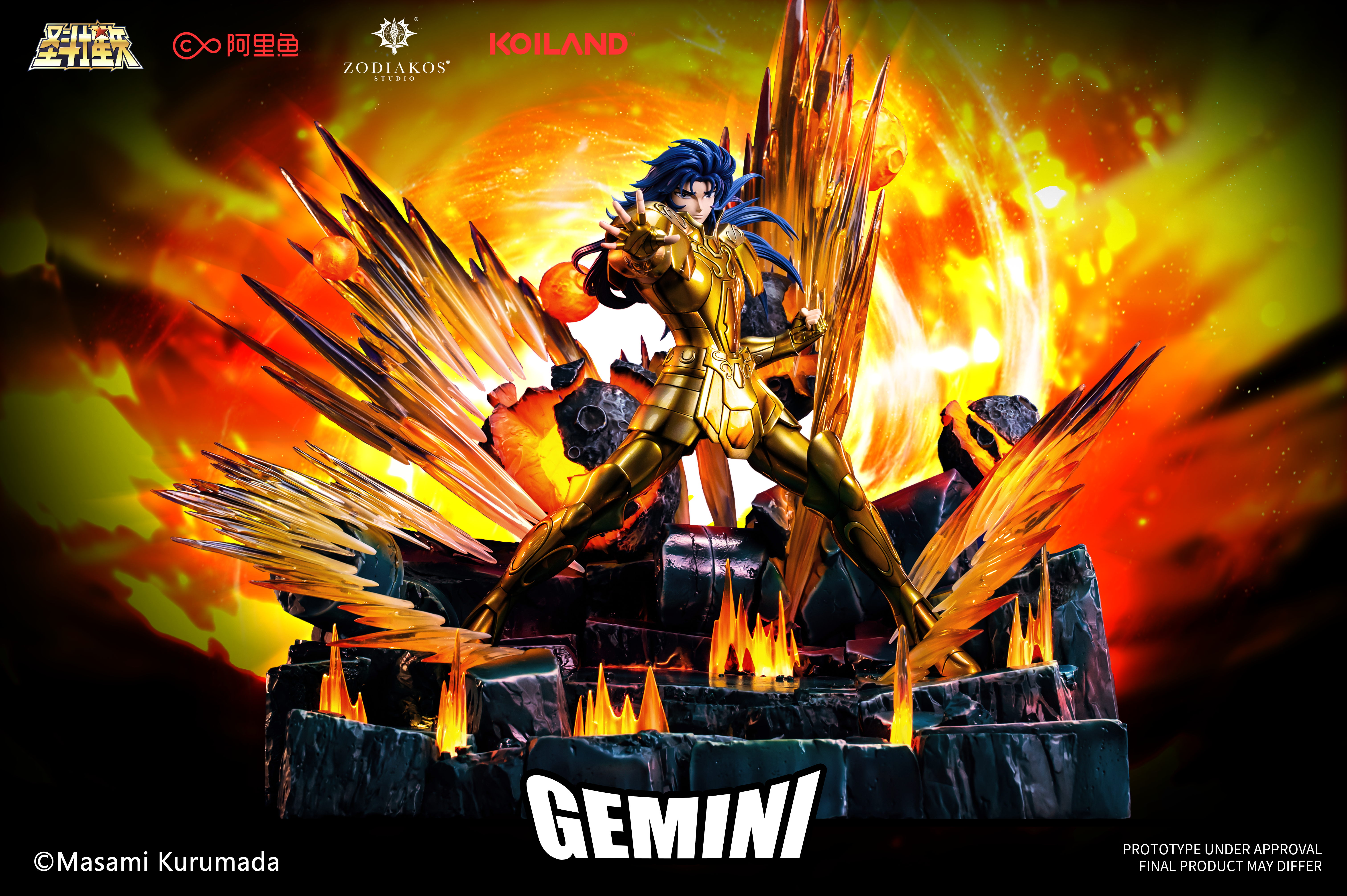 Zodiakos Studio - Saint Seiya Golden Saint Seiya Gemini Saga