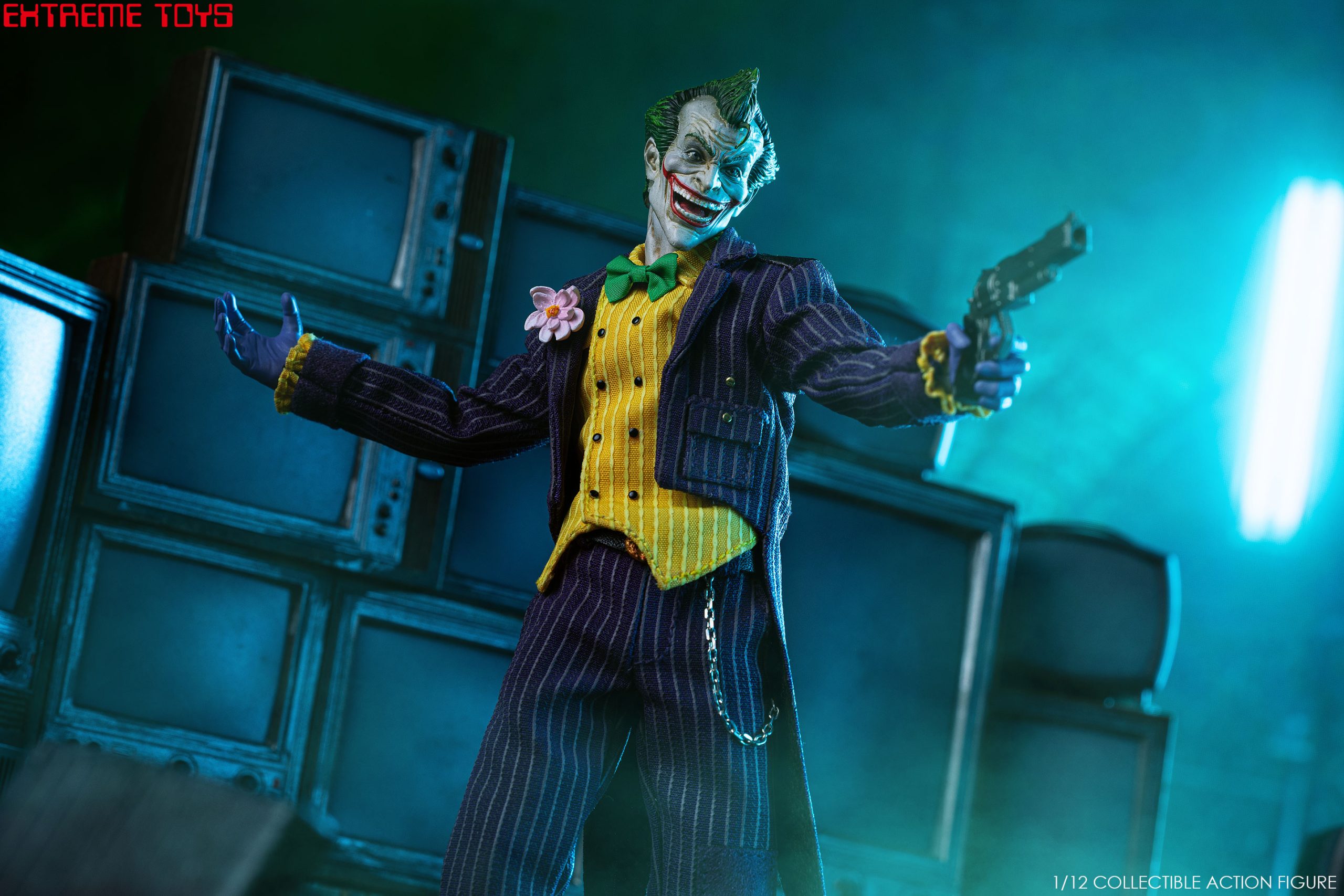 DC Comics Cyber Knight Joker Figure - Extreme Toys Studio