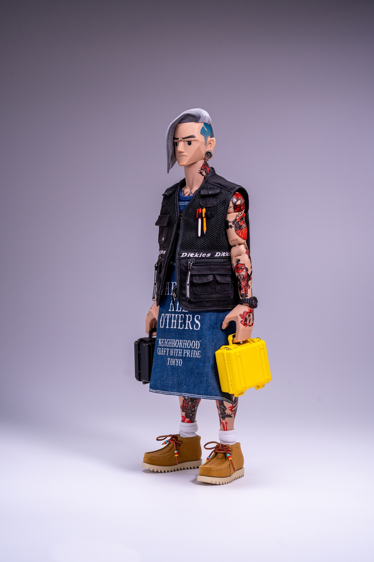 【メーカー包装済】 Original - TrickyMan12 1/6 Figure Action Artist Tattoo Doll その他