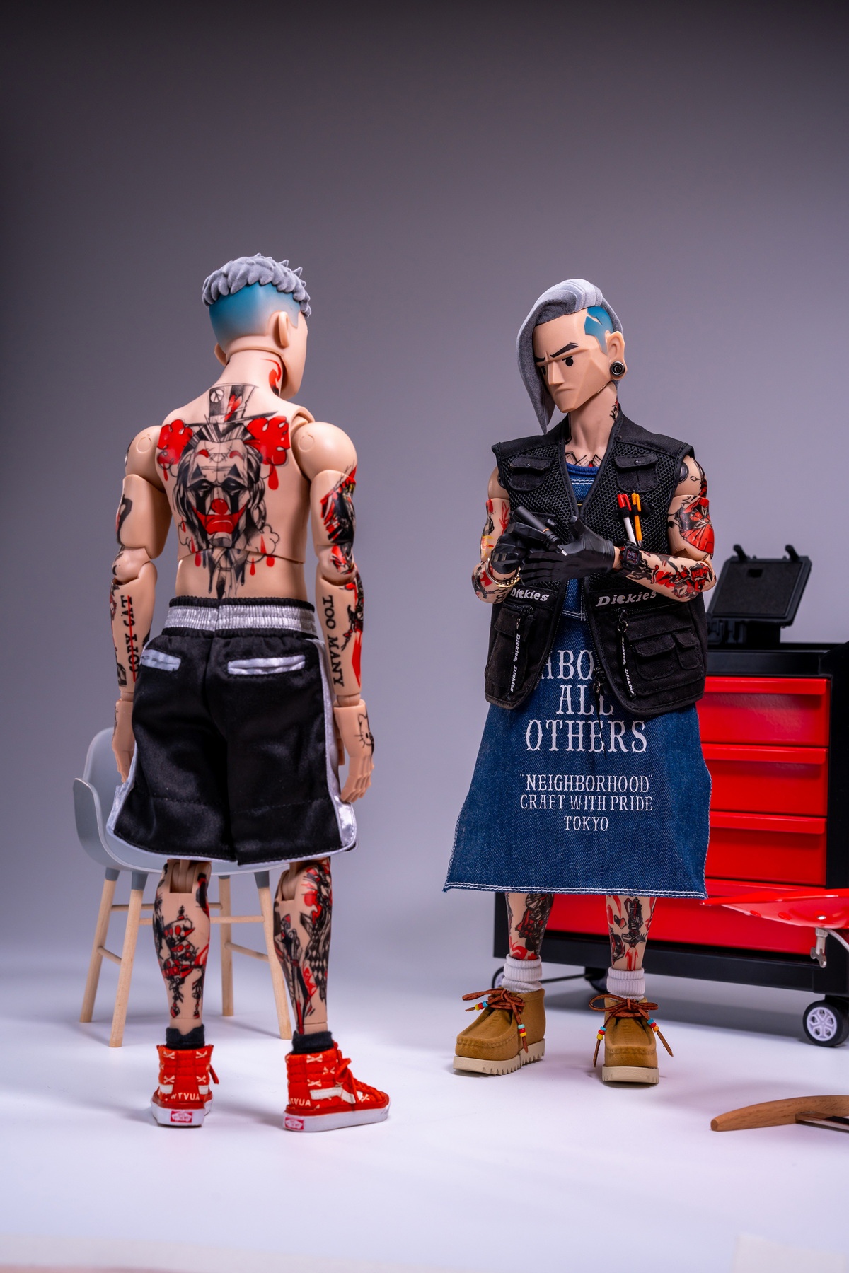 Trickyman12 1/6 Doll Tattoo - GunDamit Store
