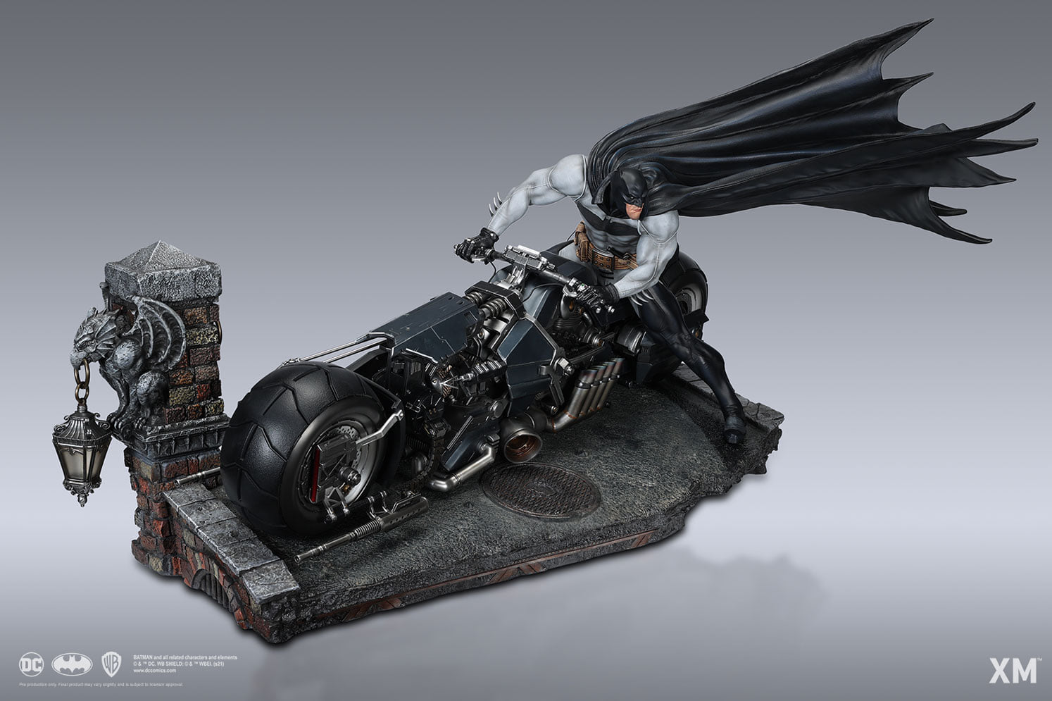 XM Studio - DC Comics Batman - White Knight (Batcycle