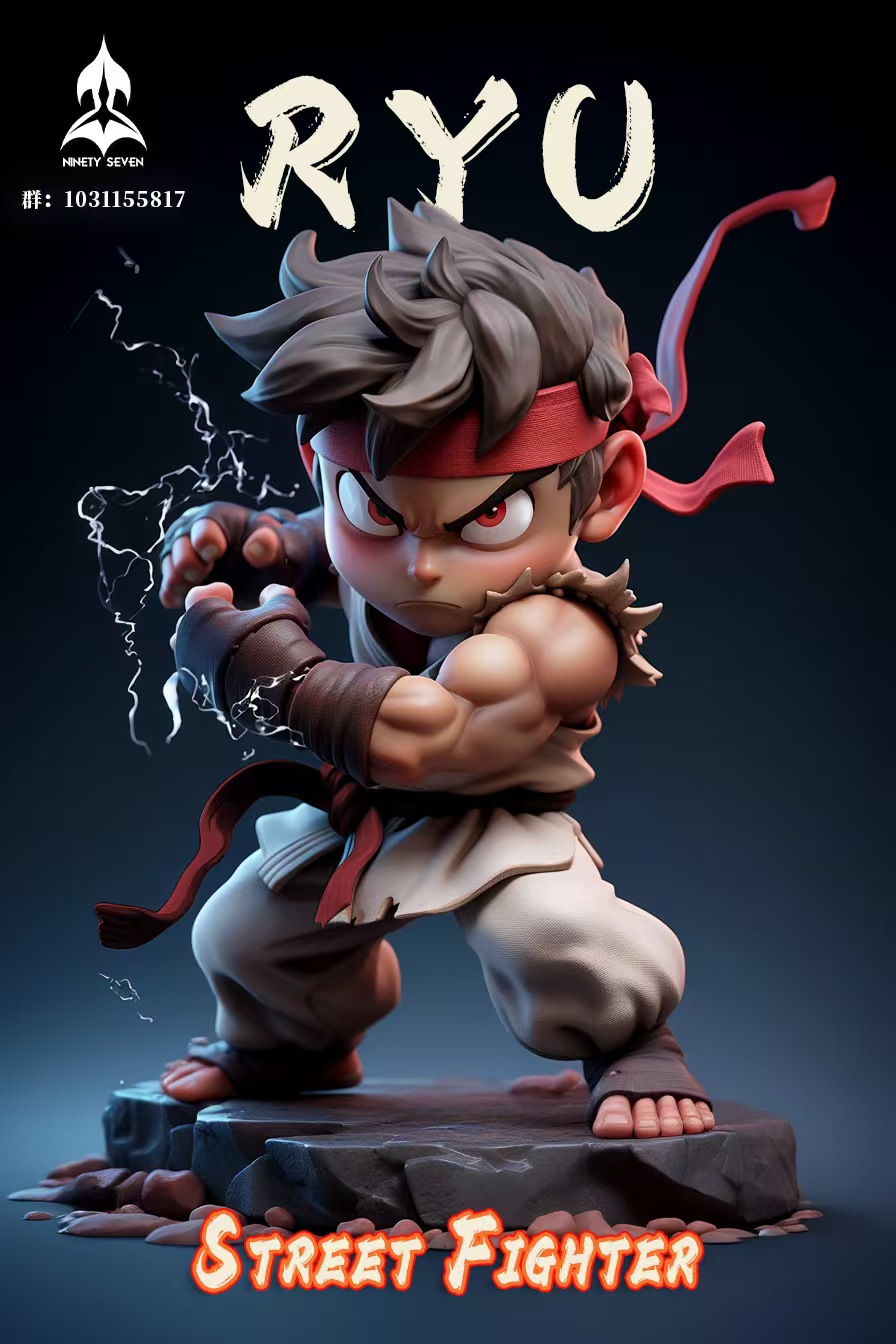 NINETY SEVEN STUDIO - Street Fighter - Q Version Ryu & Ken