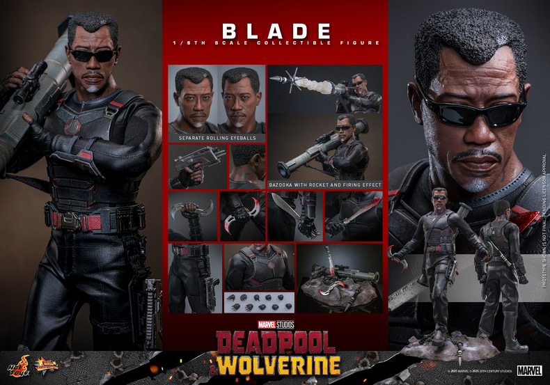 Hottoys - Marvel Deadpool & Wolverine Blade 1/6th scale Hottoys - Marvel Deadpool & Wolverine Blade 1/6th scale