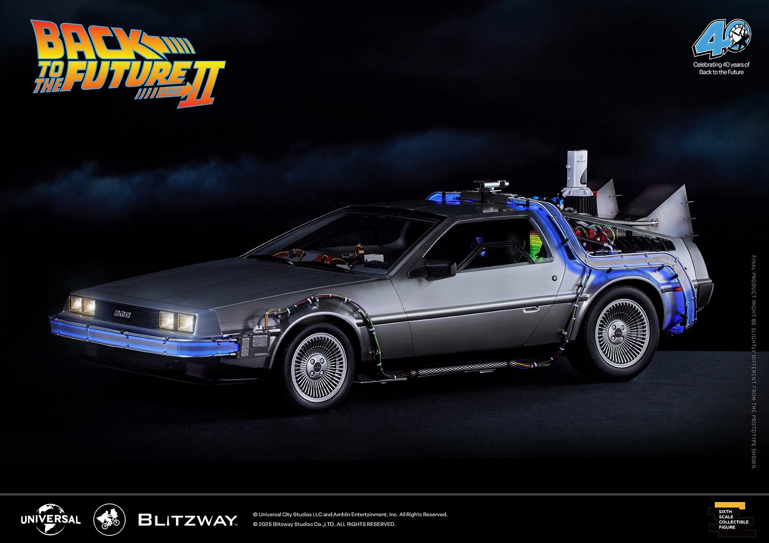 BLITZWAY - Back to the Future 2 Time Machine BW-UMS12201