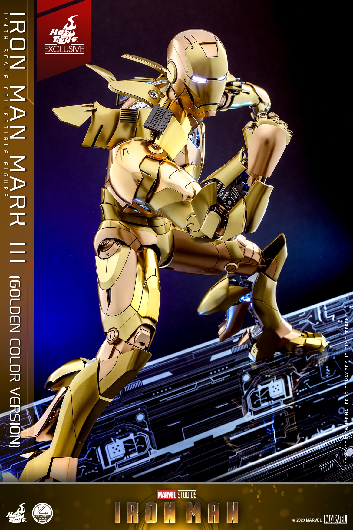 Hottoys - Iron Man Mark III Golden Color Version 1/6th scale Hottoys - Iron Man Mark III Golden Color Version 1/6th scale