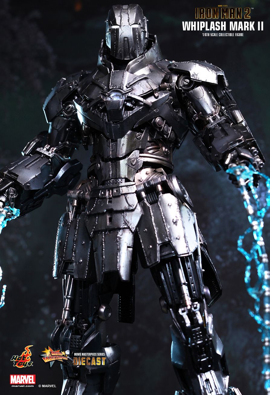 ZD Toys Iron Man Whiplash MARK II Action Figure Wth Light