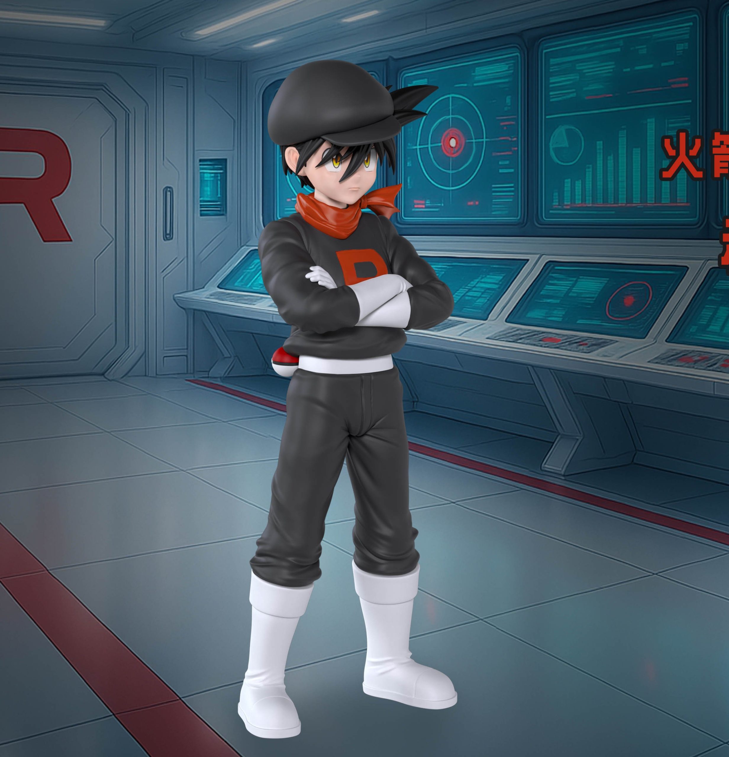 JB Studio - Pokémon Red Team Rocket Uniform - OrzGK