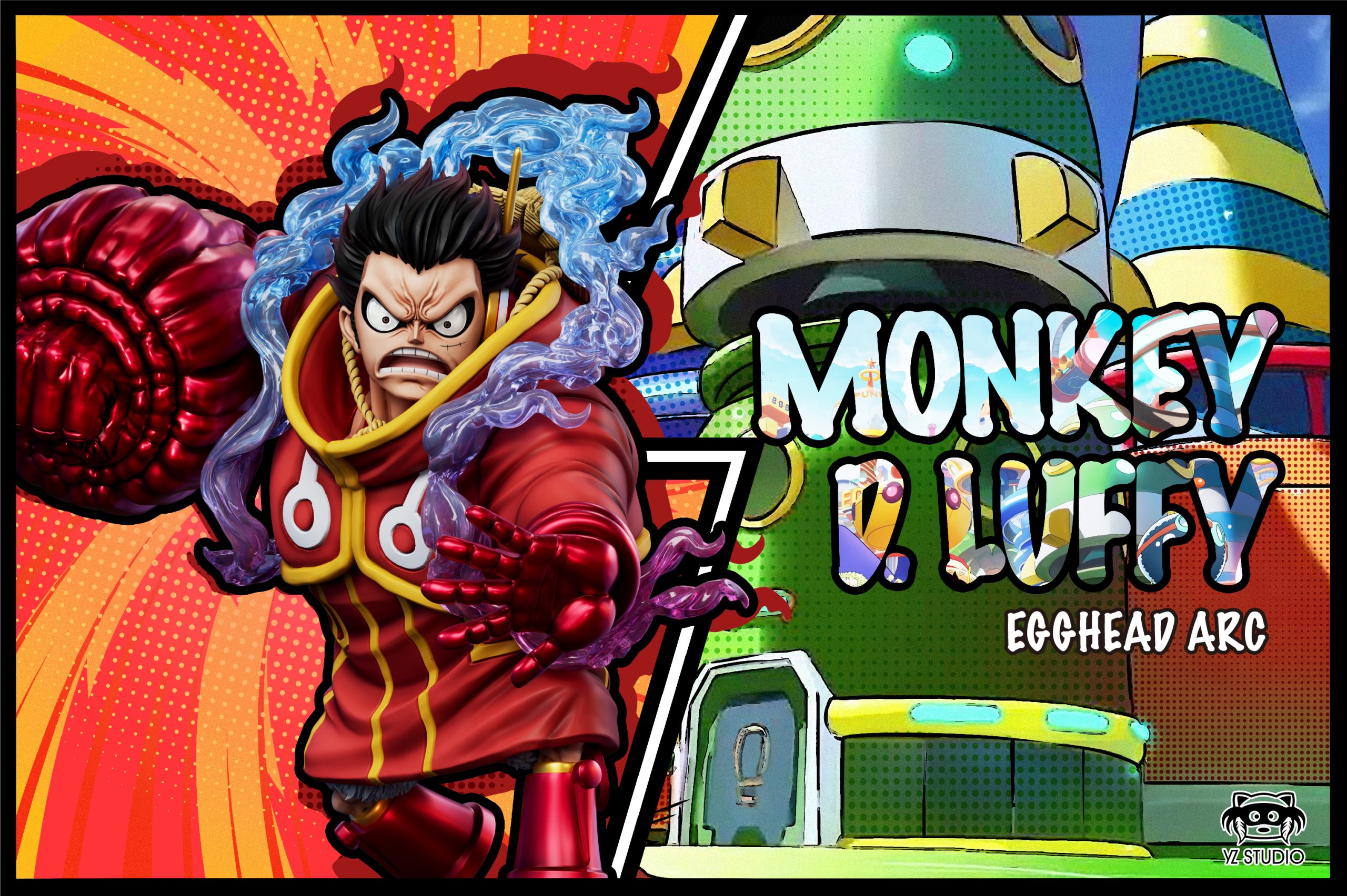 YZ Studio - One Piece Egghead #12 Gear Fourth Kong Gun Luffy