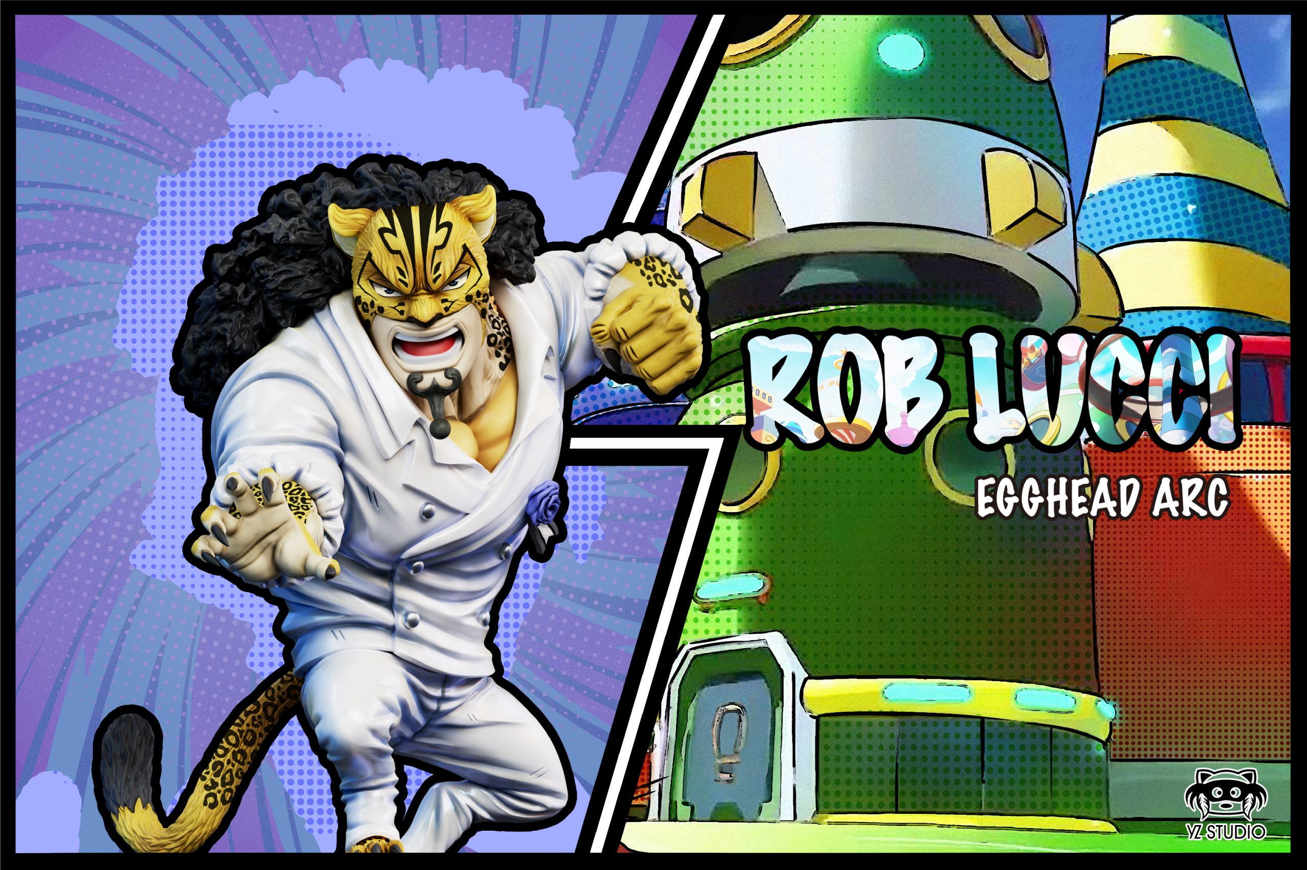YZ Studio - One Piece Egghead #13 Rokuougan Rob Lucci - OrzGK