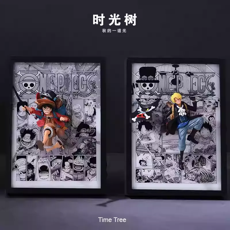 Time tree Studio - One Piece Luffy & Sabo & Ace Decorative 3D
