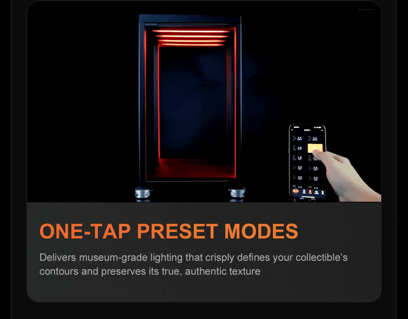 1/6 Display Case | Museum-Grade Smart Display Box